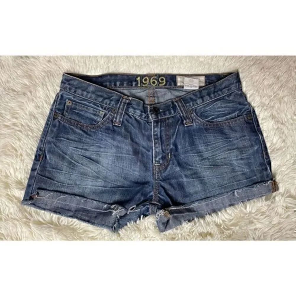 Vintage GAP Ultra Lowrise Jean Booty Shorts size 4
